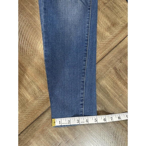 NWT OG Oyster Guy Distressed Skinny Leg Stretch Blue Denim Jeans Junior's Size 7 - Picture 9 of 15